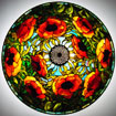 Orange Poppy with Sky